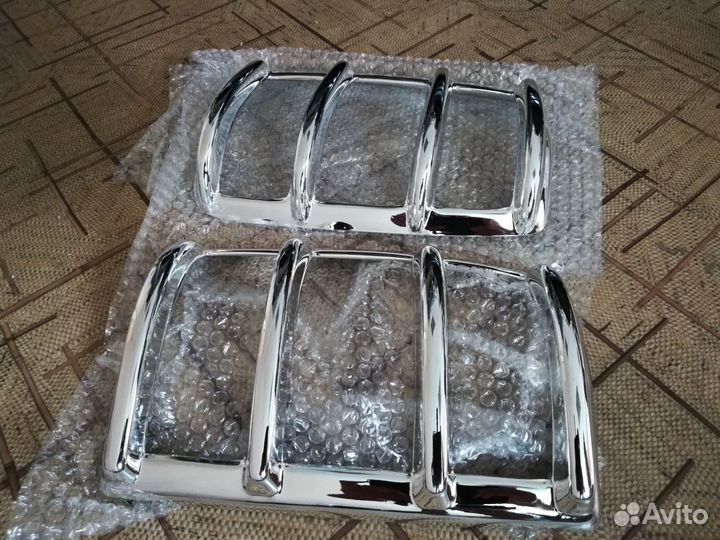 Накладки задних фонарей УАЗ Патриот Пикап хром