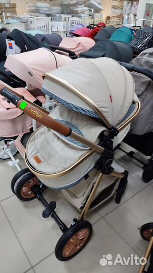 Коляска трансформер 2 в 1 Luxmom V9 Lux 2022 года
