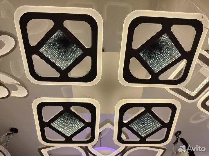 Светодиодная люстра 192W с пду 2 года гарантия