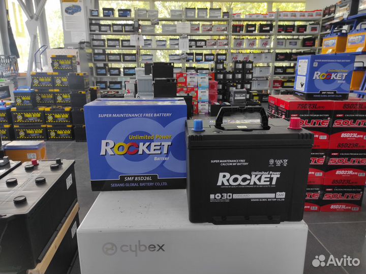 Аккумулятор 80Ач Rocket 85D26 670A оригинал Kia