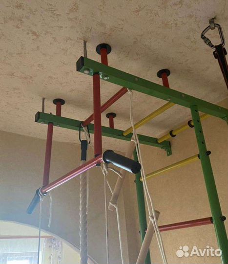 Шведская стенка с турником, мешок набивной