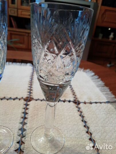 Конфетница, рюмки,бокалы Хрусталь