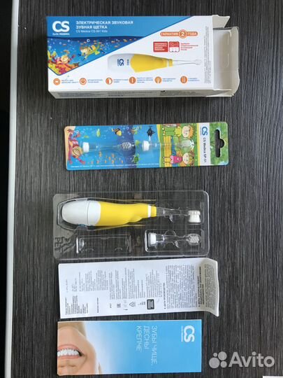 Электрическая звуковая зубная щетка