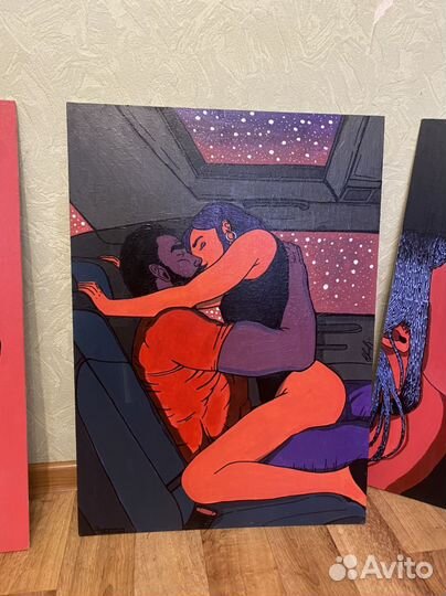 Картина маслом на холсте ручная работа