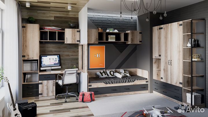 Стол письменный с ящиком 