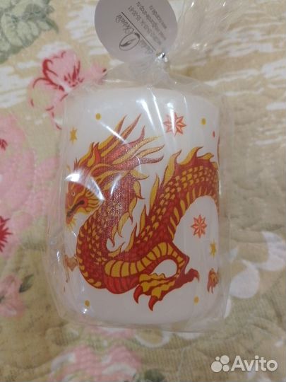 Свеча новогодняя Дракон