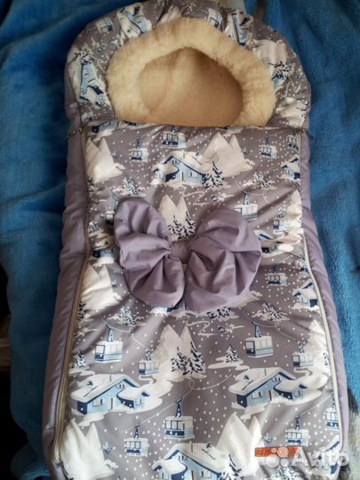 Конверт в каляску прогулочный