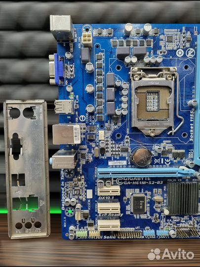 Материнская плата micro ATX S1155 gigabyte GA-H61M