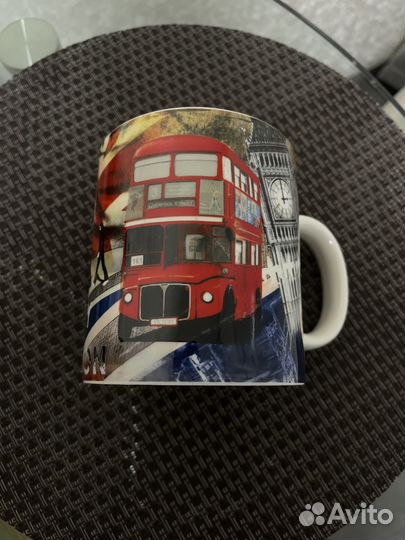 Бокал объёмом 0,7л с подносиком размером 20,8*14,2