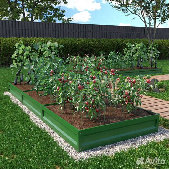 Грядки из металла