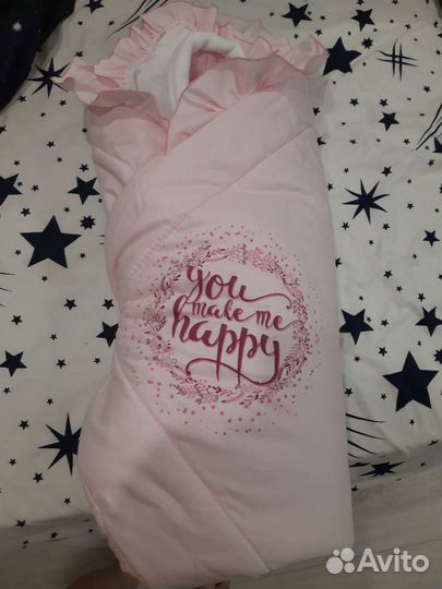 Конверт на выписку зимний для девочки