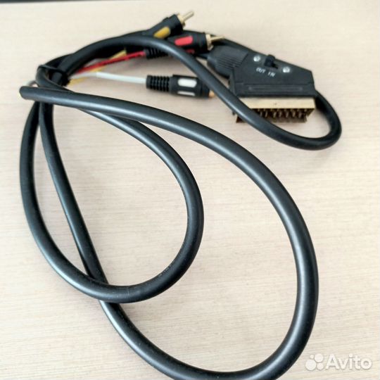 Кабель scart - 3RCA