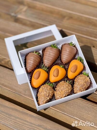 Букеты из клубники в шоколаде к празднику