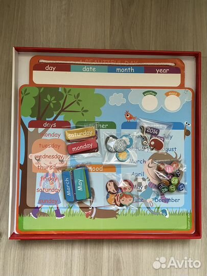 Вечный календарь магнитный Janod