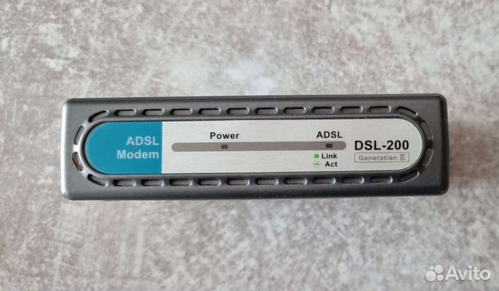 Adsl модем DSL-200