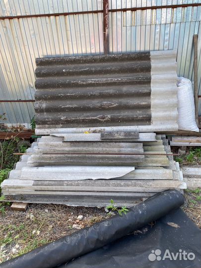 Шифер волновой бу