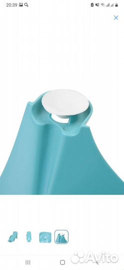 Горка + стульчик для купания