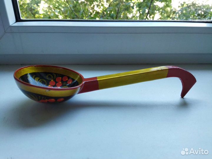 Половник деревянный хохлома новый