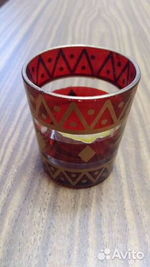 Подсвечник стекло. Свеча