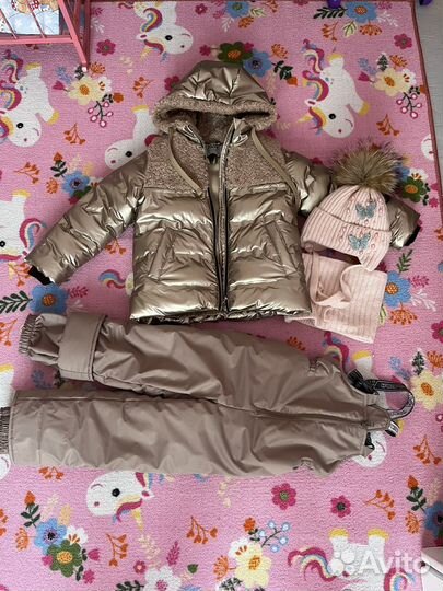 Зимний костюм для девочки 98 104