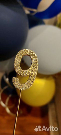 Прокат топпер на торт стразы кристаллы шары надувн