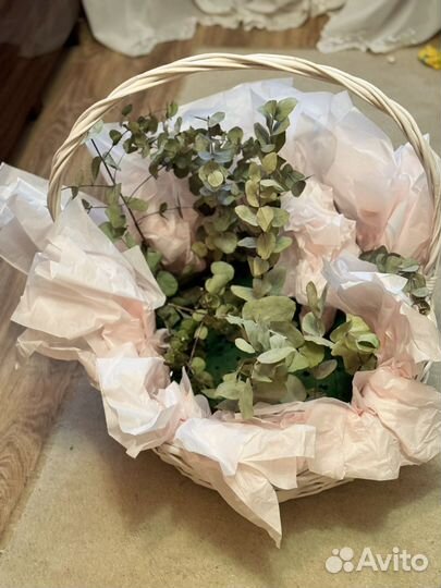 Корзина плетеная большая