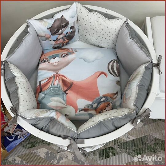 Бортики в детскую кроватку