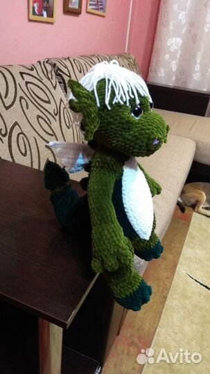 Дракон плюшевый