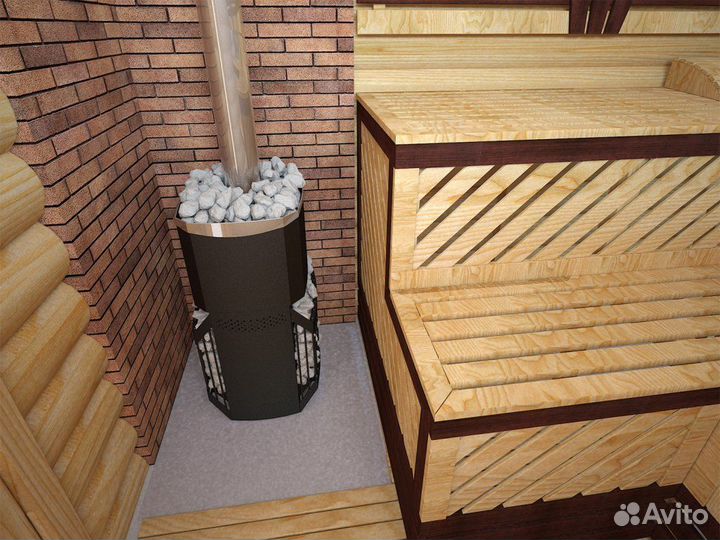 Печь для бани Русь-сетка 12 Л