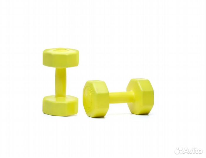Гантели для фитнеса виниловые, неопреновые новые
