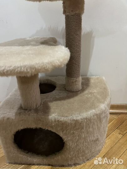 Угловой домик для кошки(когтеточка домик)