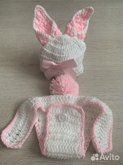 Костюм зайчика для новорожденных
