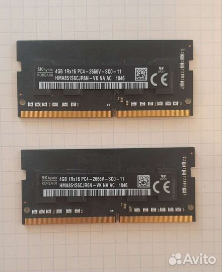 Оперативная память ddr4 4Gb для iMac