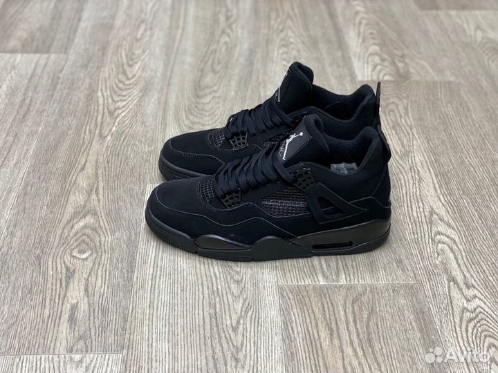 Кроссовки Air Jordan 4 Black Cat (36-45)