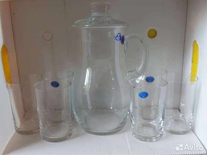 Кувшин со стаканами (6 шт)