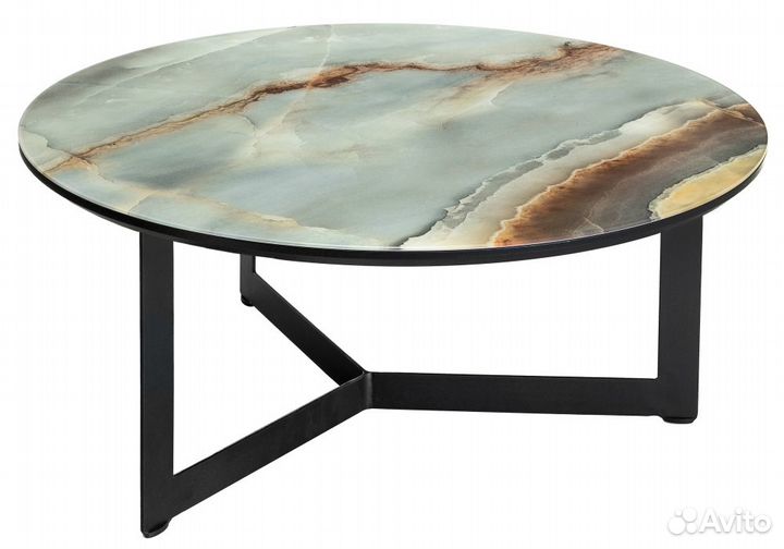 Журнальный столик Роб D-700 мрамор голубой