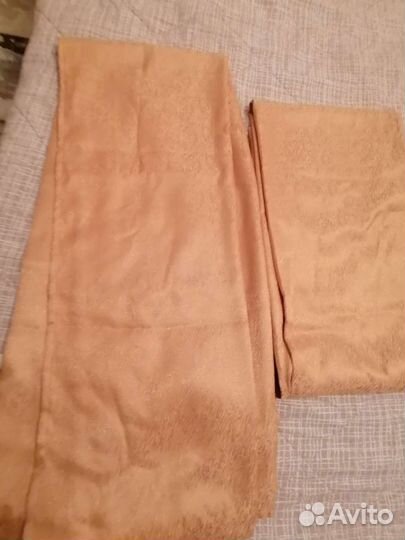 Комплект шторы и тюль (тюль 6 м, портьеры 3 м)