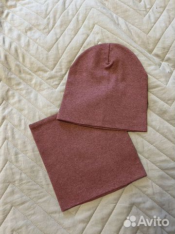 Комплект шапка и снуд