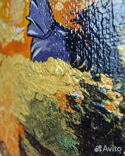 Картина акрилом на холсте Скрудж Макдак