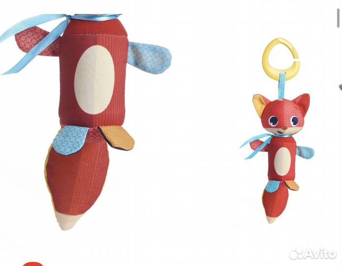 Развивающая подвесная игрушка Лисенок