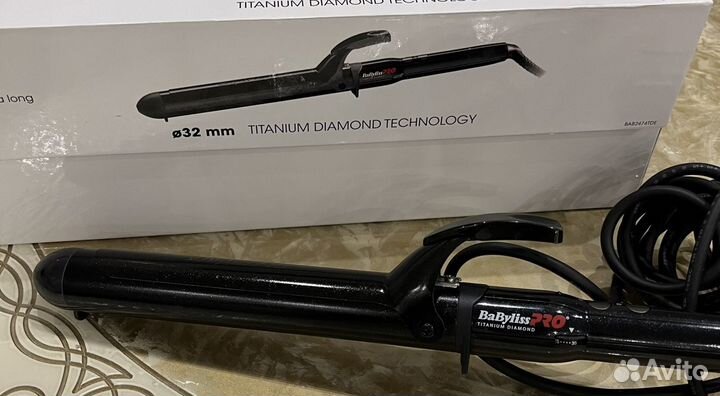 Плойка для волос babyliss pro titanium diamond tec