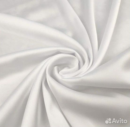 Ткань шелк 100 белый