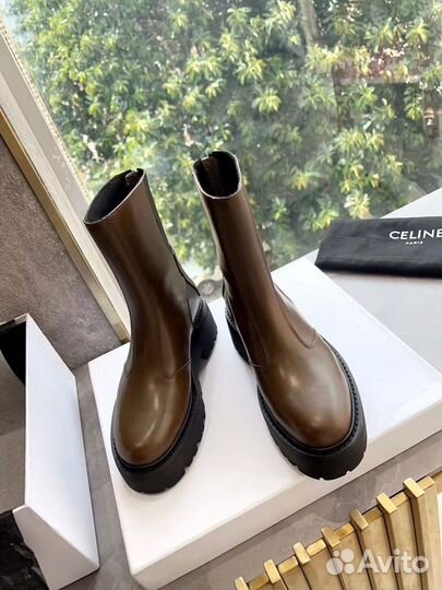 Celine ботинки демисезонные сапоги Селин premium