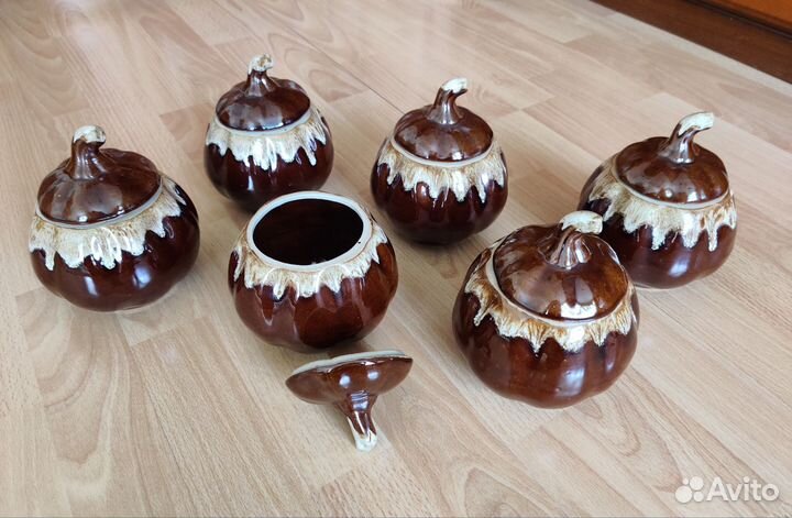 Горшок керамический для запекания (цена за 6 штук)