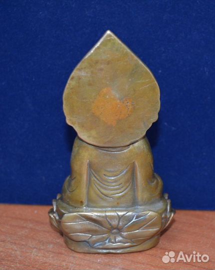 Статуэтка - Будда с кувшином (бронза патинирова