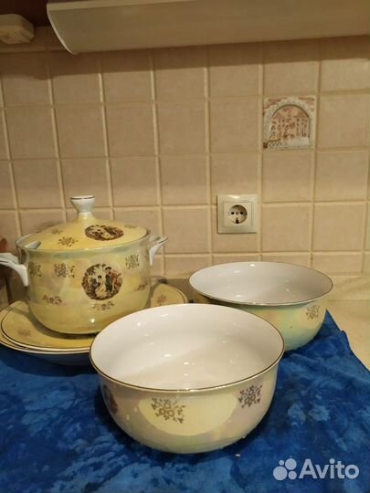 Столовый сервиз Мадонна 94 предмета (гдр)