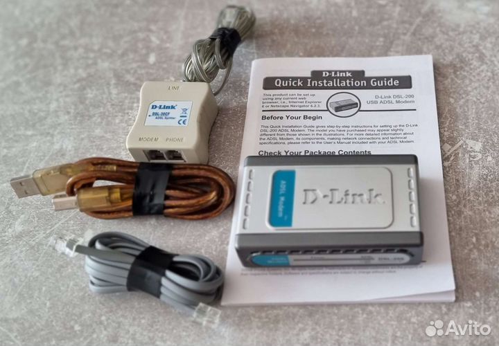 Adsl модем DSL-200