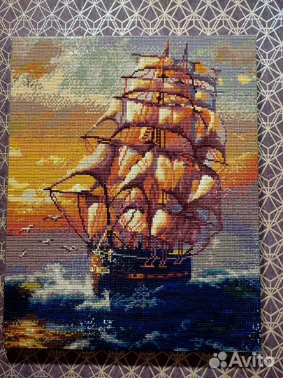 Алмазная мозаика.(готовая картина)