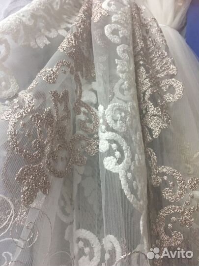 Тюль корт, готовые комплекты