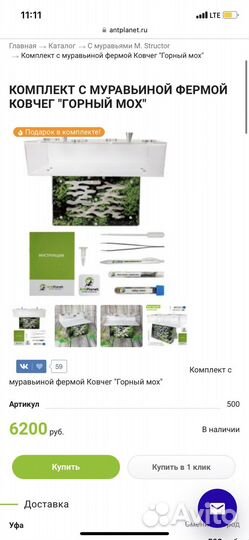 Муравьиная ферма без муравьев antplanet формикарий